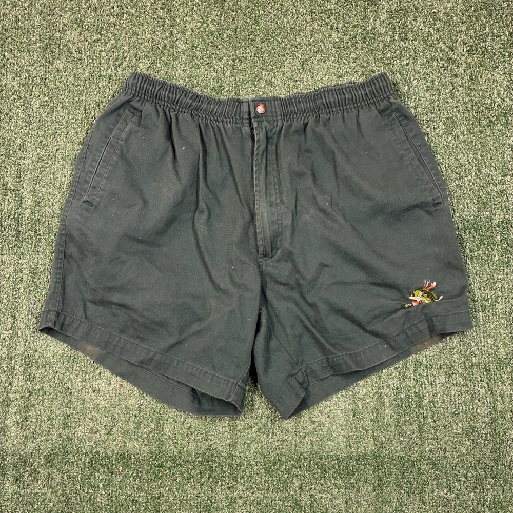 Vintage RedHead Embroidered Fish Drawstring Shorts